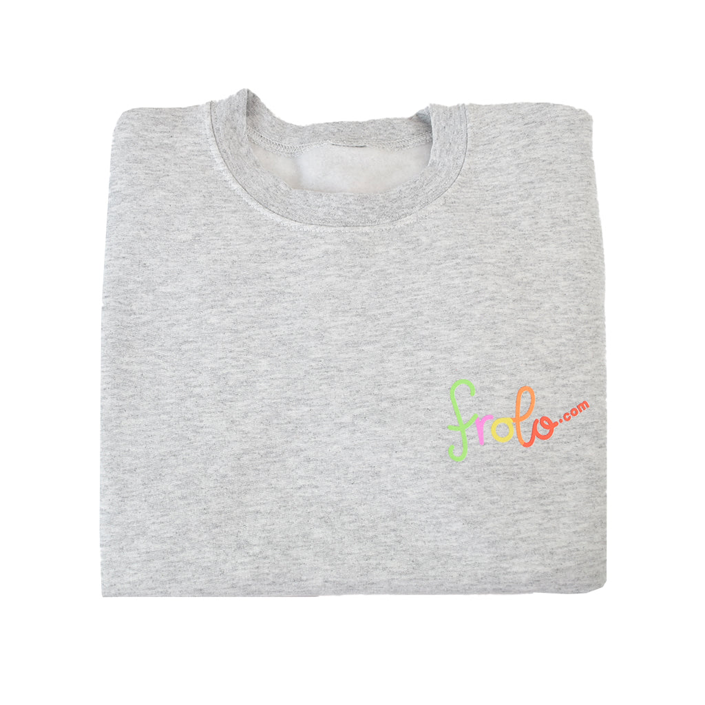 Frolo Grey Sweatshirt "Chasing Rainbows"